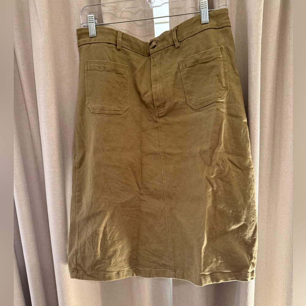 Bohme Olive Green Skirt L